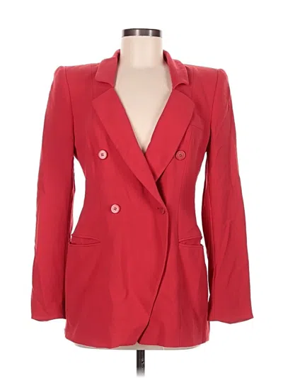 Pre-owned Giorgio Armani Blazer Jacket In Red