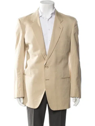 Pre-owned Giorgio Armani Blazer In Neutral