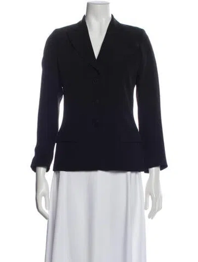 Pre-owned Giorgio Armani Blazer In White