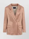Giorgio Armani Double-breasted Blazer In Pink