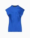 Giorgio Armani Tops In Blue