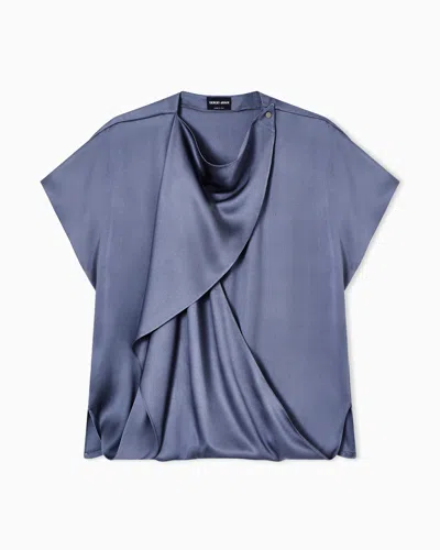 Giorgio Armani Blouses In Blue