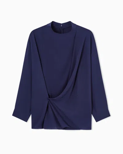 Giorgio Armani Blouses In Blue