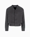 Giorgio Armani Blouson In Linen Canvas