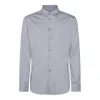 GIORGIO ARMANI GIORGIO ARMANI BLUE COTTON SHIRT