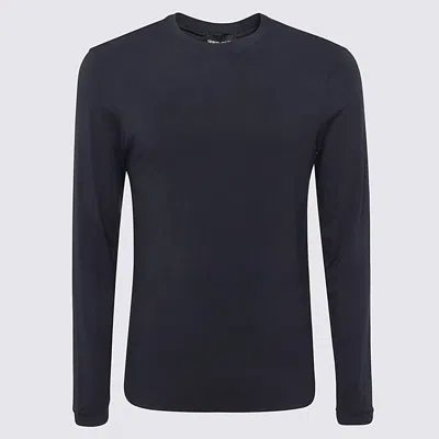 Giorgio Armani Blue Cotton T-shirt
