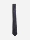 Giorgio Armani Blue Jacquard Silk Tie