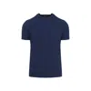 Giorgio Armani Blue Stretch Viscose T-shirt