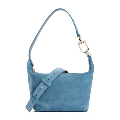 Giorgio Armani Blue Suede Leather Handbag For Women