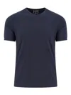 Giorgio Armani V-neck Ribbed Hem Stretch T-shirt
