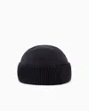 Giorgio Armani Wool And Cashmere Beanie Hat In Blue