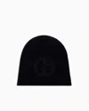 Giorgio Armani Logo-embroidered Cashmere Beanie