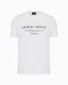 Giorgio Armani Official Store Borgonuovo 11 T-shirt In Pima Cotton Jersey In White