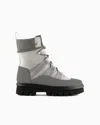 Giorgio Armani Bottines À Lacets En Nubuck, Tissu Technique Et Nappa  Neve In Marron