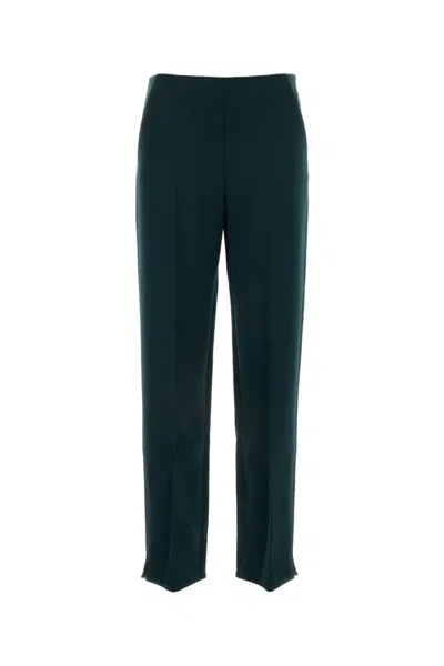 Giorgio Armani Bottle Green Straight Leg Pant