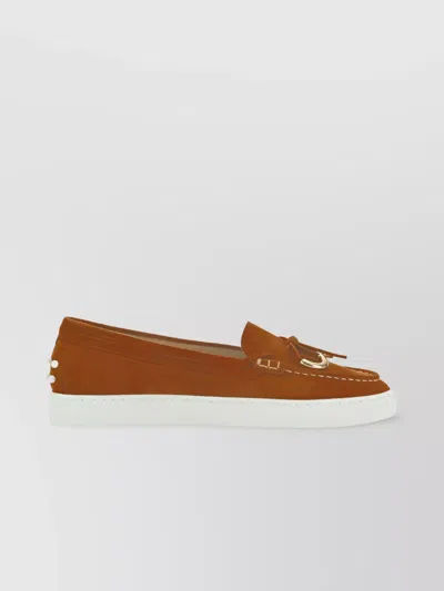 Giorgio Armani Sporty Loafers In Leather
