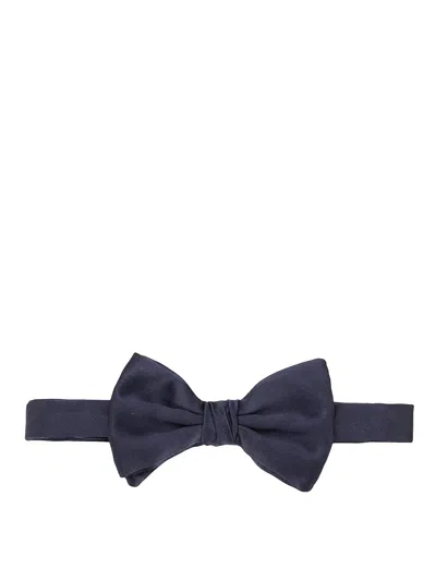 Giorgio Armani Bow Tie In Blue