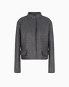 Giorgio Armani Braided Nappa Leather Blouson