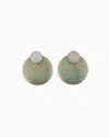 Giorgio Armani Brass And Resin Clip-on Earrings