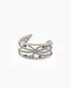 Giorgio Armani Brass And Swarovski Crystal Bangle