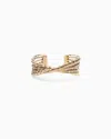 Giorgio Armani Brass Bangle In Gold