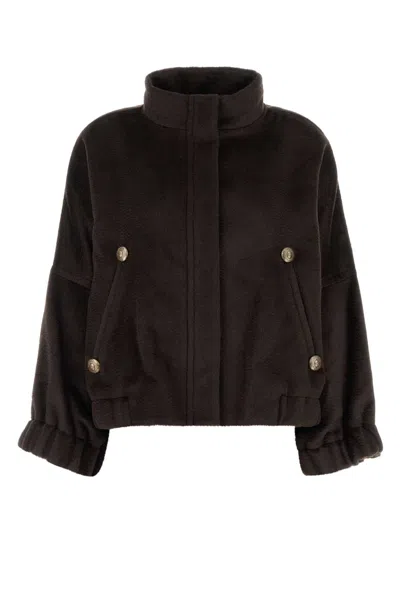 GIORGIO ARMANI GIORGIO ARMANI BROW ALPACA BLEND JACKET
