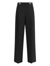 Giorgio Armani Button-fastening Trousers In Black