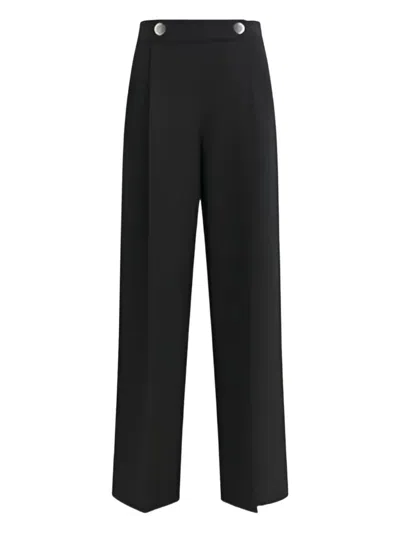 Giorgio Armani Button-fastening Trousers In Black