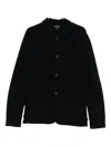 Giorgio Armani Button-up Shirt Jacket In Black