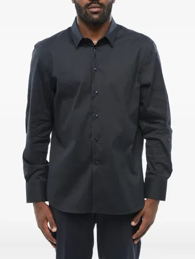 Giorgio Armani Buttoned Shirt In Black