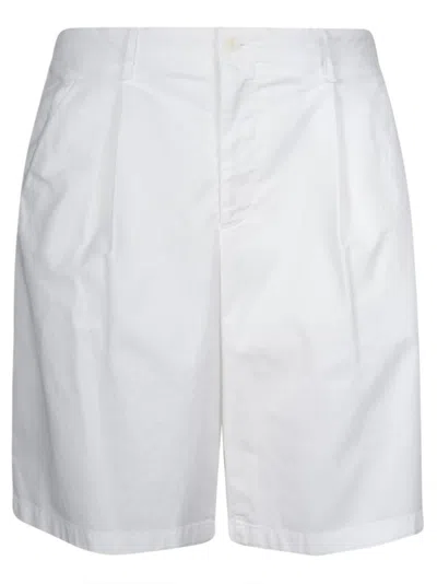 Giorgio Armani Buttoned Shorts In Brillant White