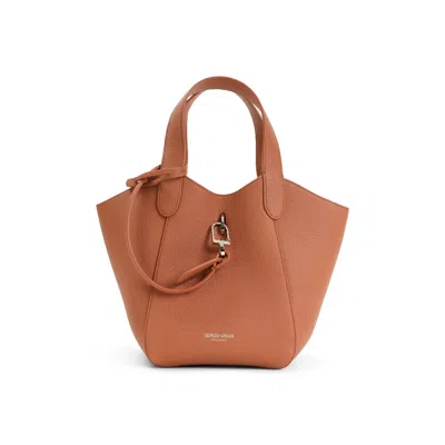 GIORGIO ARMANI GIORGIO ARMANI CALF LEATHER HANDBAG