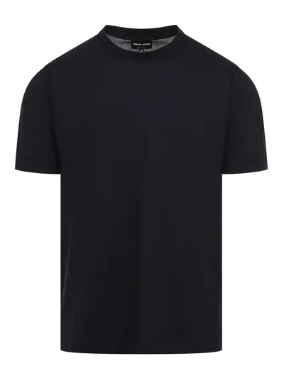 Giorgio Armani T-shirt  In Blue