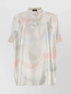 Giorgio Armani Oversized Printed Silk Blouse