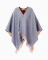 Giorgio Armani Cape En Laine Avec Logo Ga
