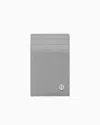Giorgio Armani Card Holder In Embossed Leather In Beige