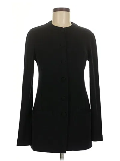 Pre-owned Giorgio Armani Cardigan Sweater In Black