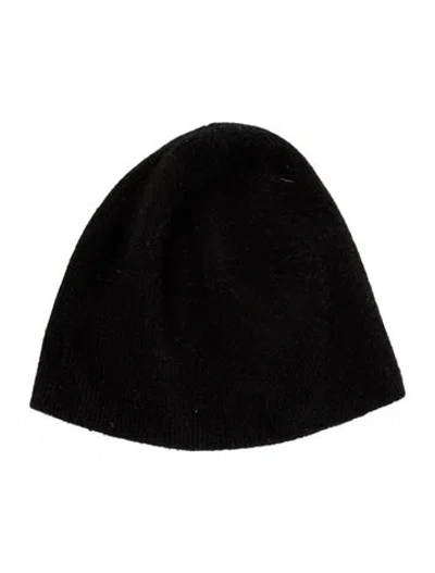 Pre-owned Giorgio Armani Cashmere Beanie In Black