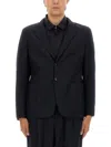 Giorgio Armani Cashmere Blazer In Blue