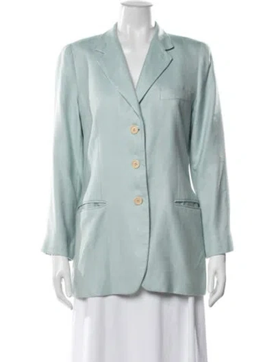 Pre-owned Giorgio Armani Cashmere Blazer In Blue