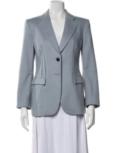 Pre-owned Giorgio Armani Cashmere Blazer In Blue