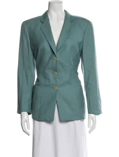 Pre-owned Giorgio Armani Cashmere Blazer In Green