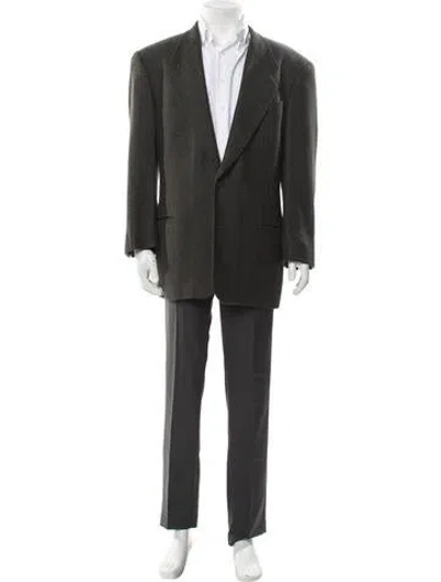 Pre-owned Giorgio Armani Cashmere Blazer In Neutral