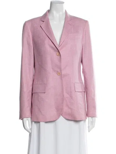 Pre-owned Giorgio Armani Cashmere Blazer In Pink