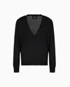 Giorgio Armani Cashmere Cardigan With Buttons In Black