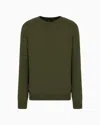 Giorgio Armani Cashmere Crew-neck Jumper In Green