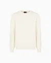 Giorgio Armani Cashmere Crew-neck Jumper In White