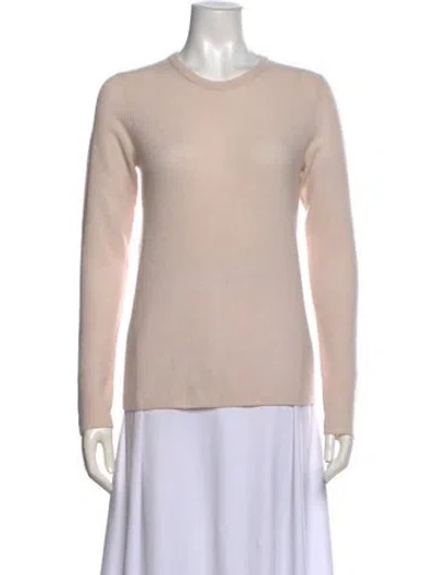 Pre-owned Giorgio Armani Cashmere Crew Neck Sweater In Neutral