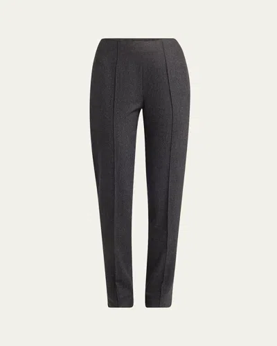 Giorgio Armani Cashmere Flannel Slim-leg Ankle Trousers