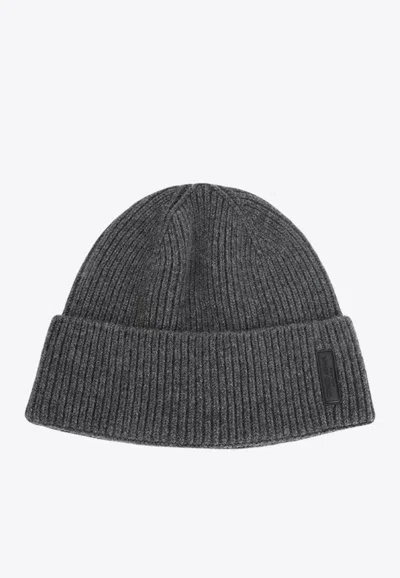 GIORGIO ARMANI CASHMERE KNITTED BEANIE